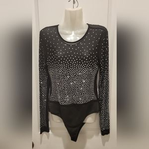 Sexy Studded Bodysuit